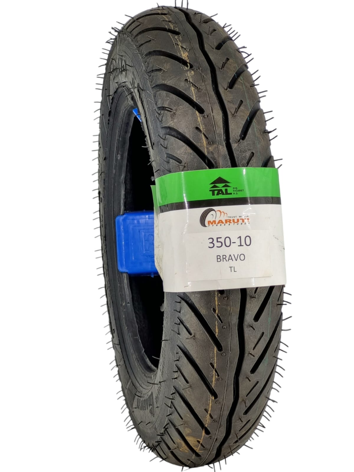 MARUTİ TYRES 350-10 MOTOSİKLET LASTİĞİ TL (TUBELESS - DUBLEKS) BRAVO