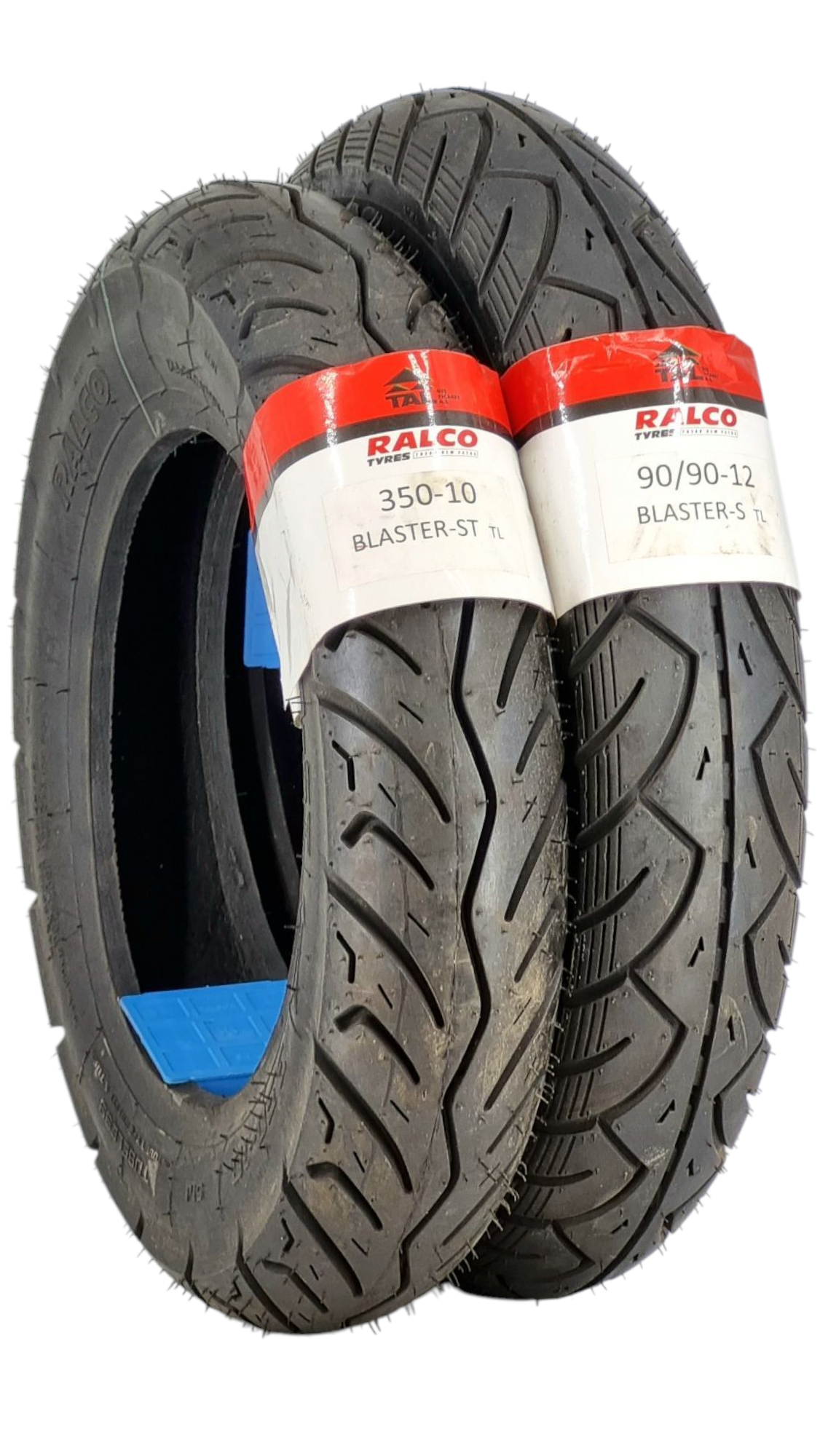 RALCO TYRES HONDA SPACY, ACTİVA-S, SPONTİNİ ÖN/ARKA LASTİK 350-10, 90/90-12 SET DUBLEKS BLASTER-S/ST BLASTER-S/ST