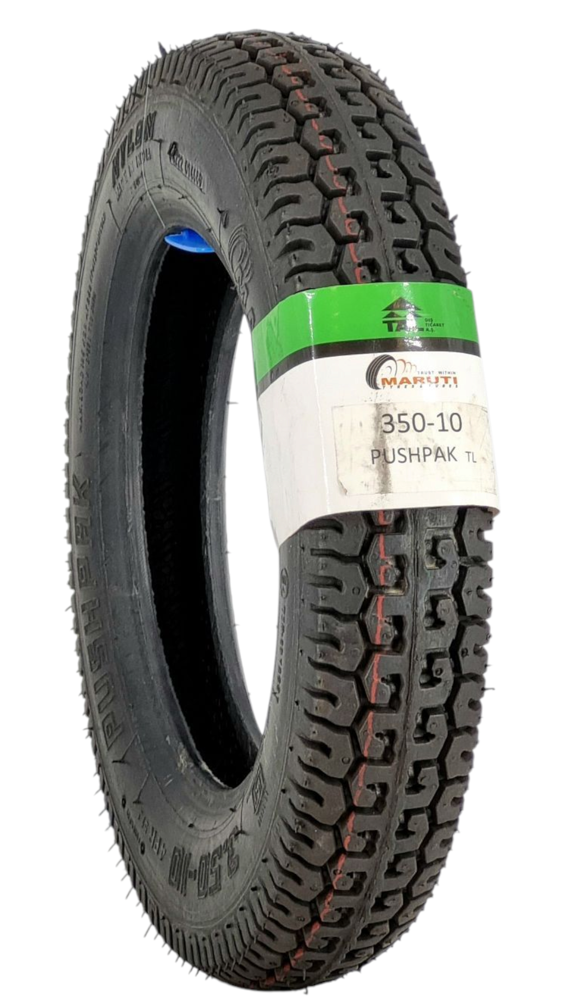 MARUTİ TYRES 350-10 Tl (TUBELESS) Scooter Lastiği Lastiği . PUSHPAK