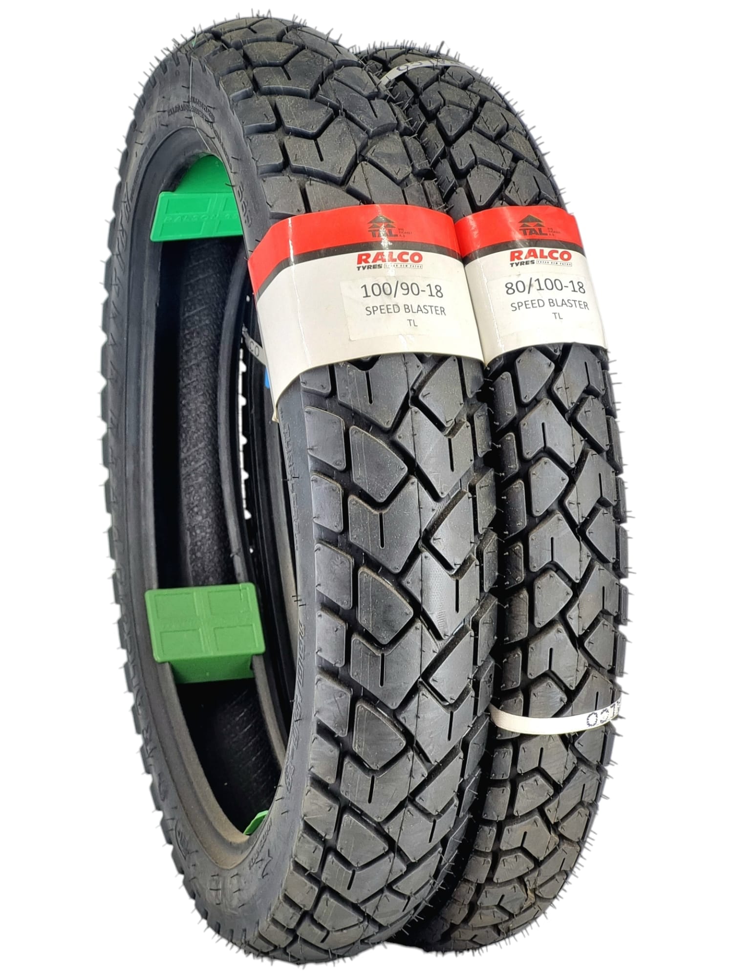RALCO TYRES HERO HUNK 150 LASTİK TAKIMI 100/90-18 VE 80/100-18 TL (TUBELESS - DUBLEKS) SPEED BLASTER