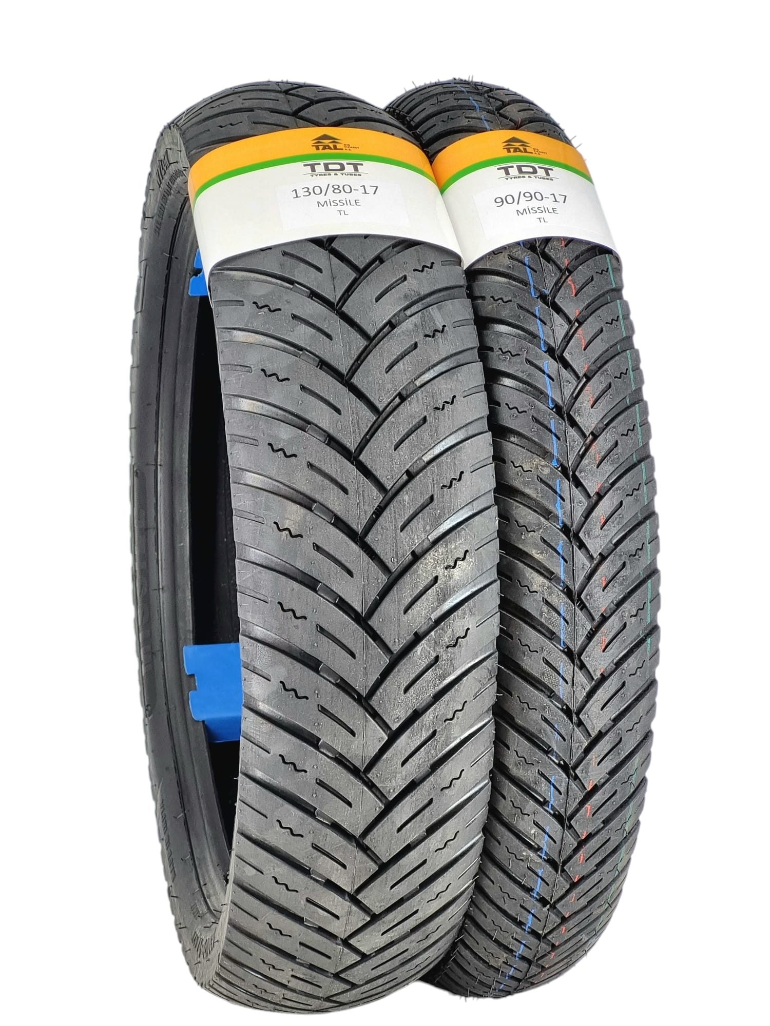 TDT TYRES 130/70-17 VE 90/90-17 LASTİK TAKIMI TL (TUBELESS - DUBLEKS) MİSSİLE