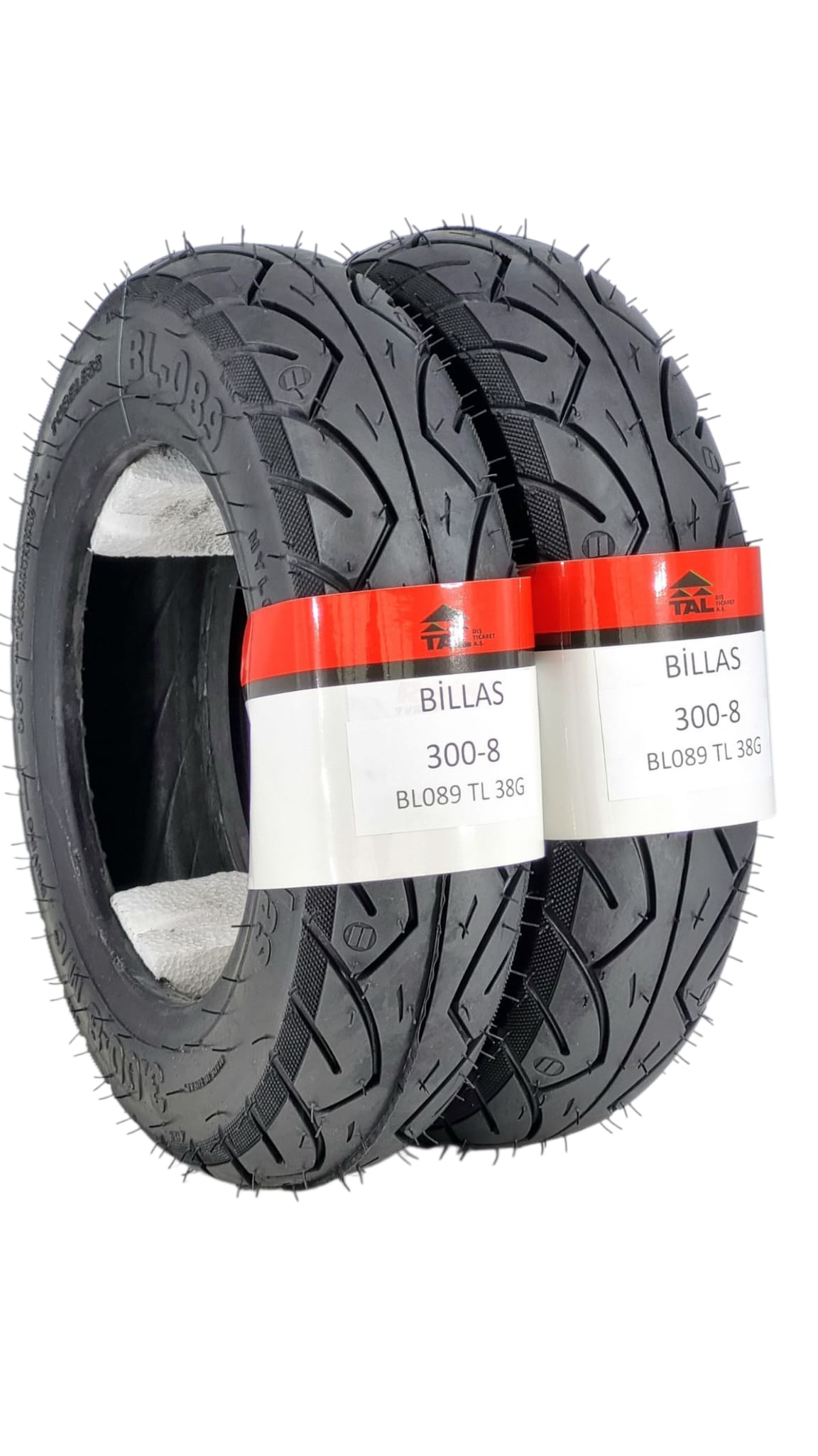 BİLLAS 300-8 2'Lİ LASTİK TAKIMI TL (DUBLEKS) BL089 38G